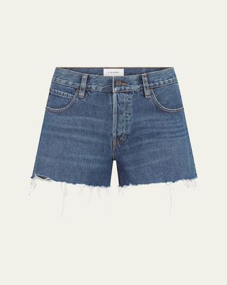 Frame Denim The Long Hand Denim Shorts