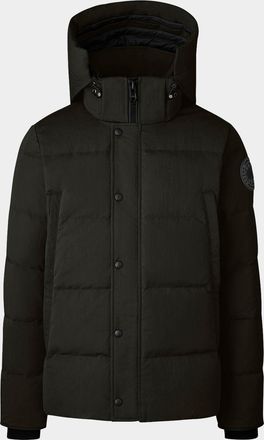 Canada Goose Mens Coated Wyndham Black Label Parka