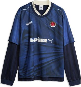 Puma x LE P&Egrave;RE Double Layer Relaxed Jersey Navy 639194-06