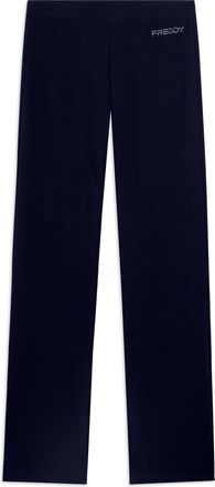 Freddy Pantaloni Sportivi Gamba Dritta con Cuciture a Cuore