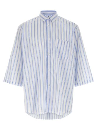 Comme Des Gar&ccedil;ons Blue Cotton Mens Blouse