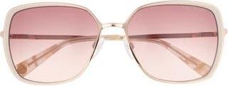 Ted Baker 58mm Gradient Square Sunglasses in Rose Gold at Nordstrom Rack