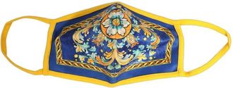 Dolce & Gabbana Barokprint Mondkapje - Heren - Accessoires - Veelkleurig - Maat: ONE Size