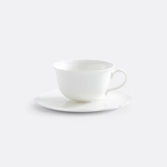 La Redoute Interieurs Set van 4 kopjes en schoteltjes voor koffie, Hir&egrave;ne