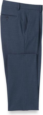 Paul Fredrick Microfiber Check Single Pleat Pants