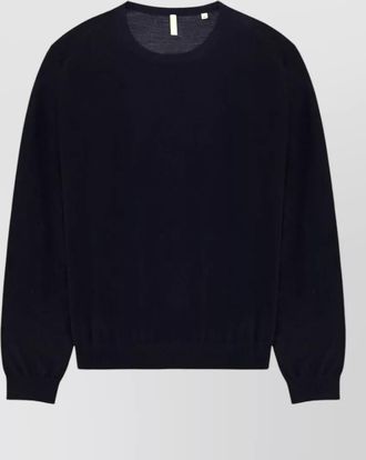 Sunflower merino wool regular-fit crewneck jumper