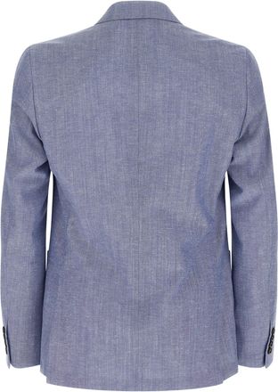 Pal Zileri Mens Blue Wool Blazer Clothing