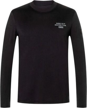 super.natural Racing Teabio Jersey L/S Merinolongsleeve f&uuml;r Herren | schwarz