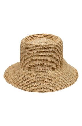 Wyeth Nyc Tali Straw Bucket Hat in Natural at Nordstrom