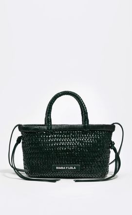 Bimba & Lola Leather Handbag in Dark Green at Nordstrom