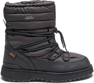 Suicoke Gewatteerde veterlaarzen - Zwart