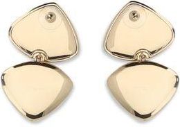 Self Portrait Womens Gold Brass Earrings