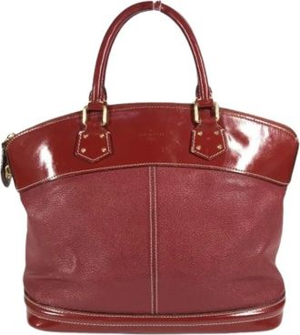 Louis Vuitton Pre-owned Leren Handtas - Dames - Vintage Handtas - Rood - ONE Size - Leer - Vintage