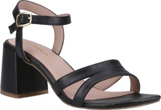 Hush Puppies Nalani Leather WoMens Black Sandals - Size UK 7