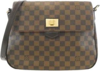 Louis Vuitton Pre-owned Damier Ebene Schoudertas - Dames - Vintage Schoudertas - Bruin - ONE Size - Vintage