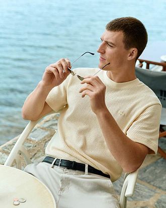 Lacoste Short Sleeve Textured T-Shirt