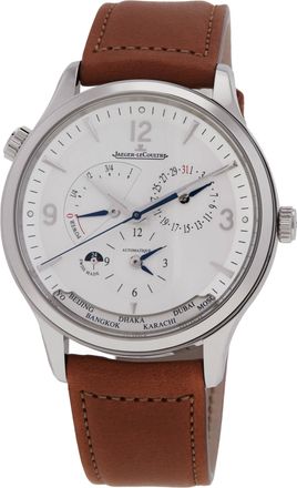 Jaeger-LeCoultre Master Control Geographic Automatic Silver Dial Watch Q4128421