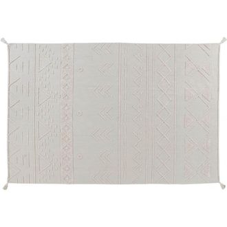 Lorena Canals Alfombra de algod&oacute;n reciclado natural 140x200 cm