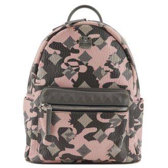 MCM Mcm Pink Leather Backpack (Pre-Owned)