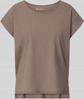 Raffaello Rossi Raffaello Rossi T-Shirt mit Rundhalsausschnitt in Taupe, Gr&ouml;&szlig;e 34