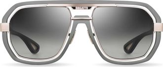 Bugatti Mens 58 mm Grey Sunglasses