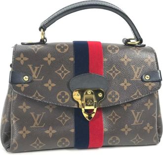 Louis Vuitton Pre-owned Handbags, female, Brown, Size: ONE SIZE Pre-owned Top Handle Satchel Bag