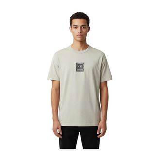 C.P. Company C.p. Company - Metropolis Series T-shirt - Heren - Tops - Beige - Maat: S Katoen