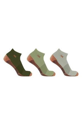 Extreme Fit 3-Pack Ankle Cut Compression Socks in Evergreen Forest at Nordstrom Rack