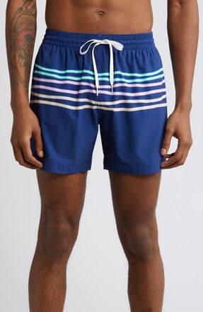 Chubbies Classic Lined 5.5-Inch Swim Trunks in Navy at Nordstrom, Size Xx-Large