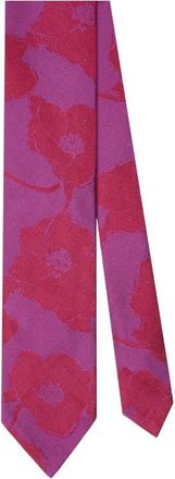 Robert Talbott Duvall Large Floral Jacquard Unlined Necktie in Purple at Nordstrom