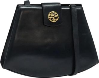 Ferragamo Pre-owned Leren Schoudertas - Dames - Vintage Schoudertas - Zwart - ONE Size - Leer - Vintage