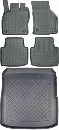 OEM Volkswagen Arteon Liftback Desde Junio De 2017. Juego De Alfombrillas Para Coche Y Maletero