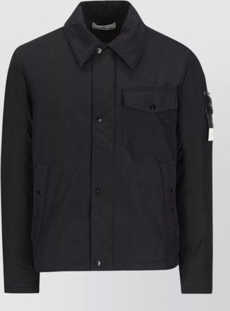 Stone Island down single breasted coat