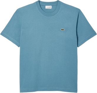Lacoste Klassieke Logo Tee in Petroleum - Heren - T-shirts - Blauw - S - Tops