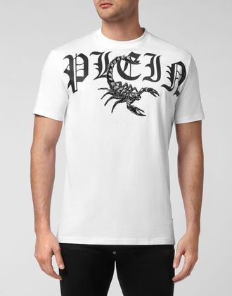 Philipp Plein T-Shirt Round Neck Scorpion Men in White at Nordstrom, Size Xxx-Large