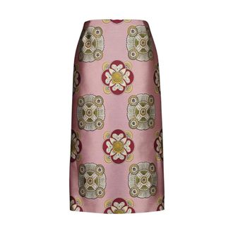 La DoubleJ Dames, Rokken, Veelkleurig, Maat: XS Zijde