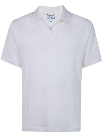 MC2 Saint Barth Linen Polo Shirt