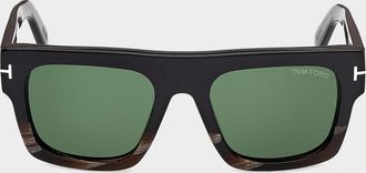 Tom Ford Men & apos;s Icon Acetate Square Sunglasses