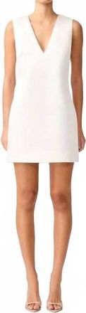 Elliatt Livia Shift Mini Dress In White