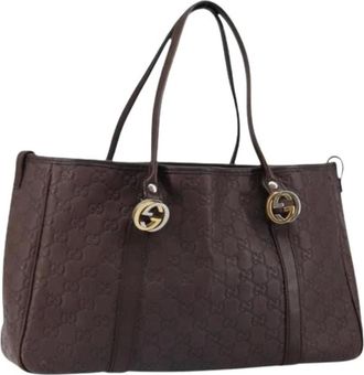 Gucci Pre-owned Tote Bags, female, Brown, Size: ONE SIZE Pre-owned Tote Bag