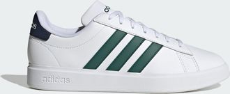 adidas Womens GRAND COURT 2.0 SHOES - Off-White - Size UK 10.5