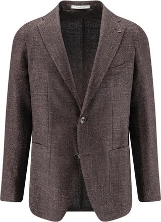 Tagliatore Montecarlo Blazer - Heren - Blazers - Bruin - 3XL - Wol - Jassen