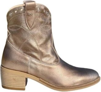 Nero Giardini Boots - Dames - Cowboylaarzen - Bruin - 39 EU - Leer - Schoenen