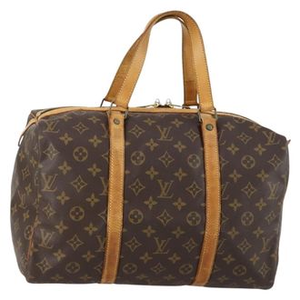 Louis Vuitton Sac Souple Monogram Canvas Brown Canvas Handbag (Pre-Owned)