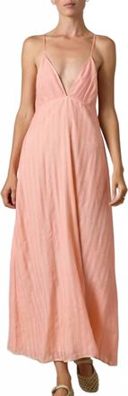 Thierry Colson Bahia Maxi Dress In Dawn Pink
