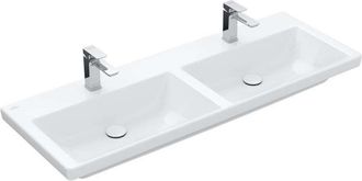 Villeroy & Boch Villeroy&boch - Lavabo Doble Con Mueble Subway 3.0 De 1300 X 470