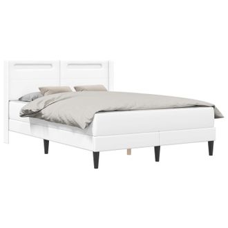 vidaXL Estructura De Cama Con Colch&oacute;n Blanco 120 X 190 Cm Vidaxl