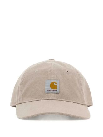 Carhartt Work in Progress logo-patch cap - unisex - Cotton - One Size - Neutrals