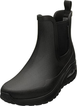 Skechers Street Uno Rugged Dancing N The Rain Womens Boot, Black Abstract, 4 UK