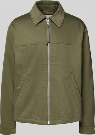 Marc O'Polo Denim Marc OPolo Denim Regular Fit Jeans-Blouson aus Baumwoll-Mix in Khaki, Größe XXL